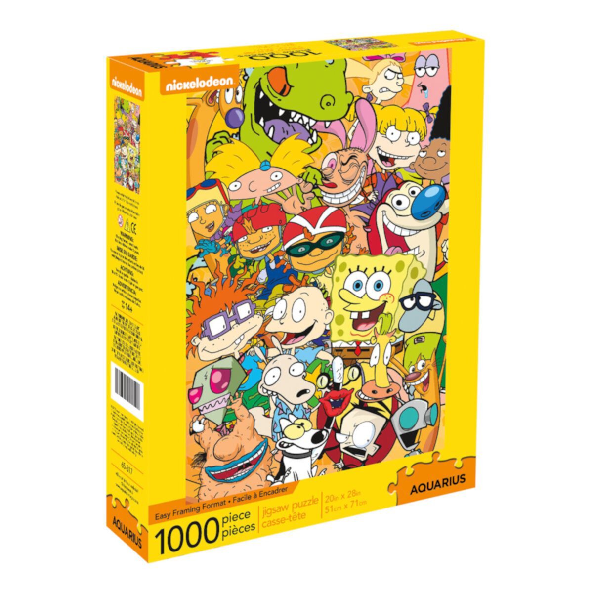 Водолей Nickelodeon 90-х Мультяшный пазл из 1000 деталей Aquarius