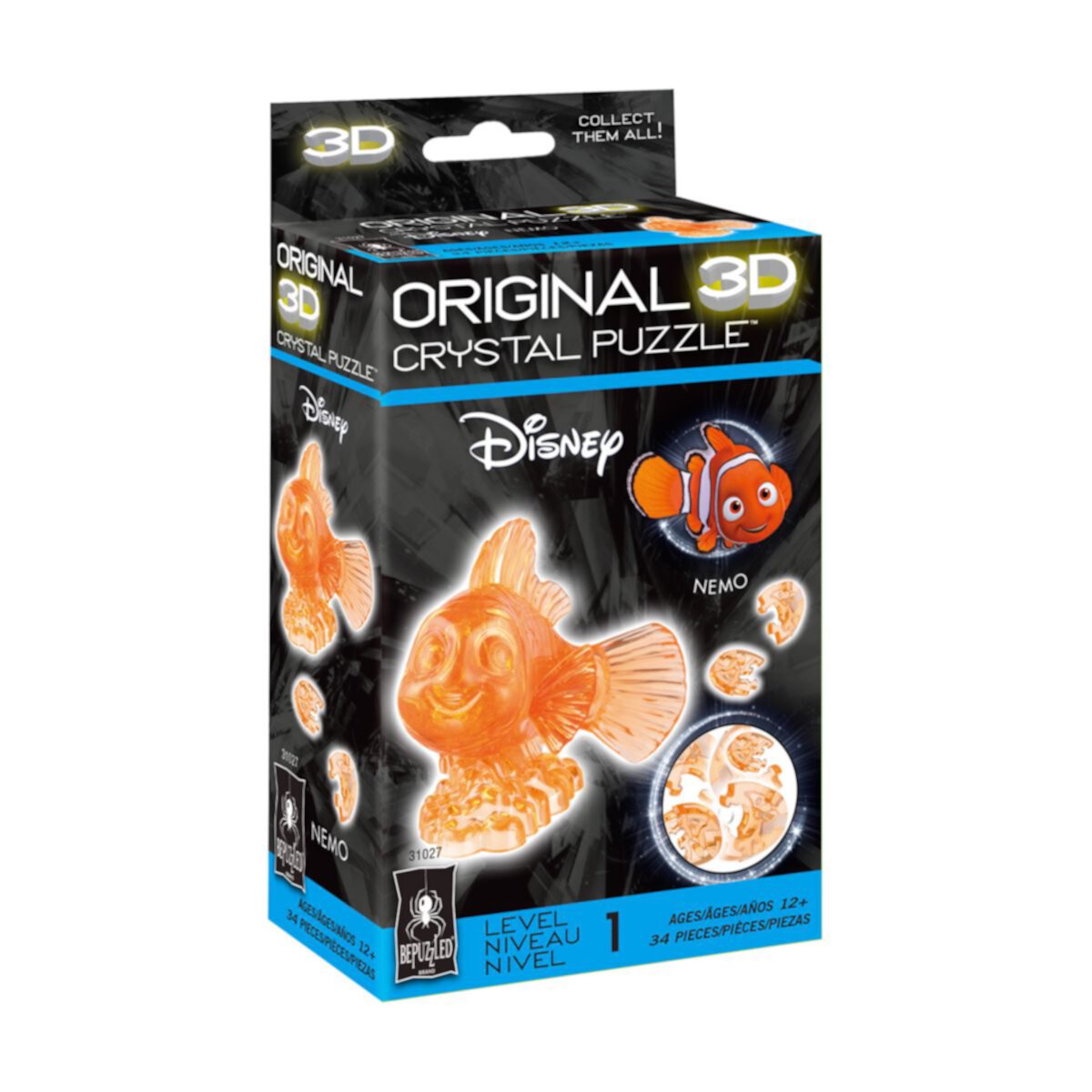 Disney / Pixar В поисках Немо 34-шт. 3D-пазл с кристаллами от BePuzzled BePuzzled