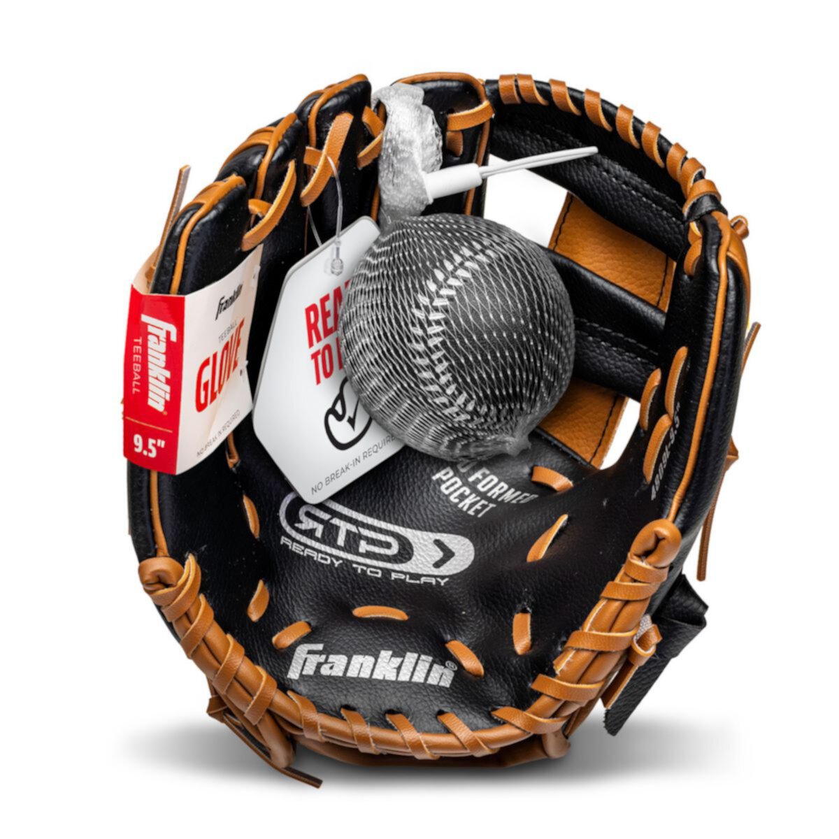 Franklin Sports 9.5-in. Left Hand Throw T-Ball Glove & Ball Set - Youth Franklin Sports