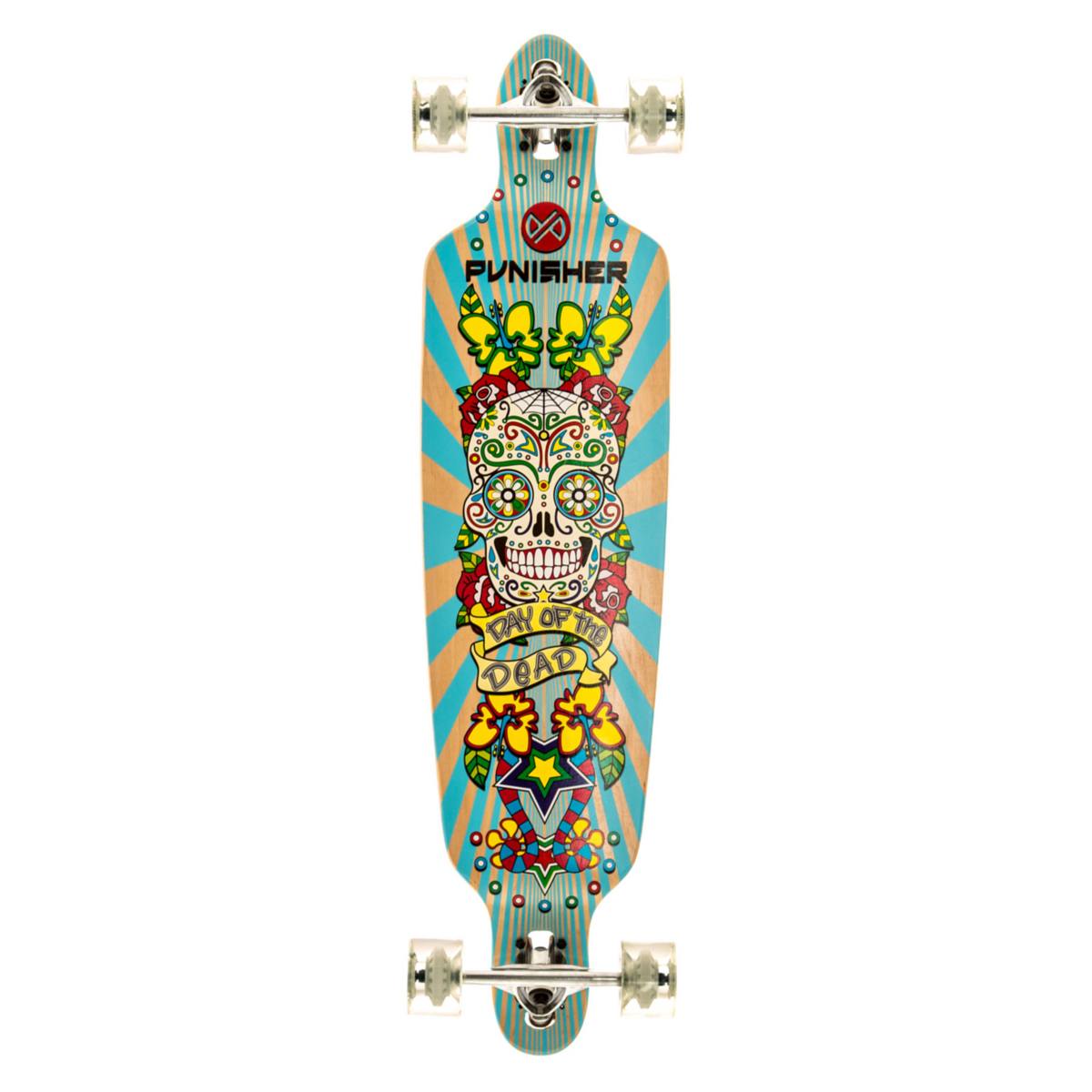 Punisher Skateboards Day Of The Dead 40-in. Complete Longboard Punisher Skateboards