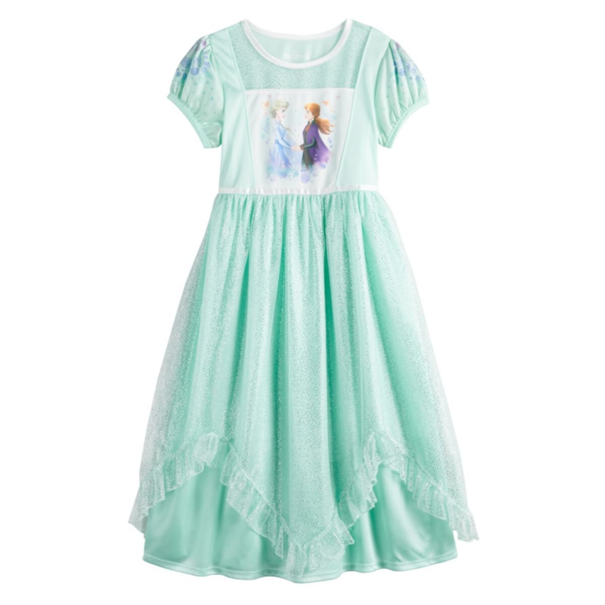 Disney's Frozen 2 Эльза и Анна для девочек 4-8 Фэнтези-платье Ночная рубашка Disney
