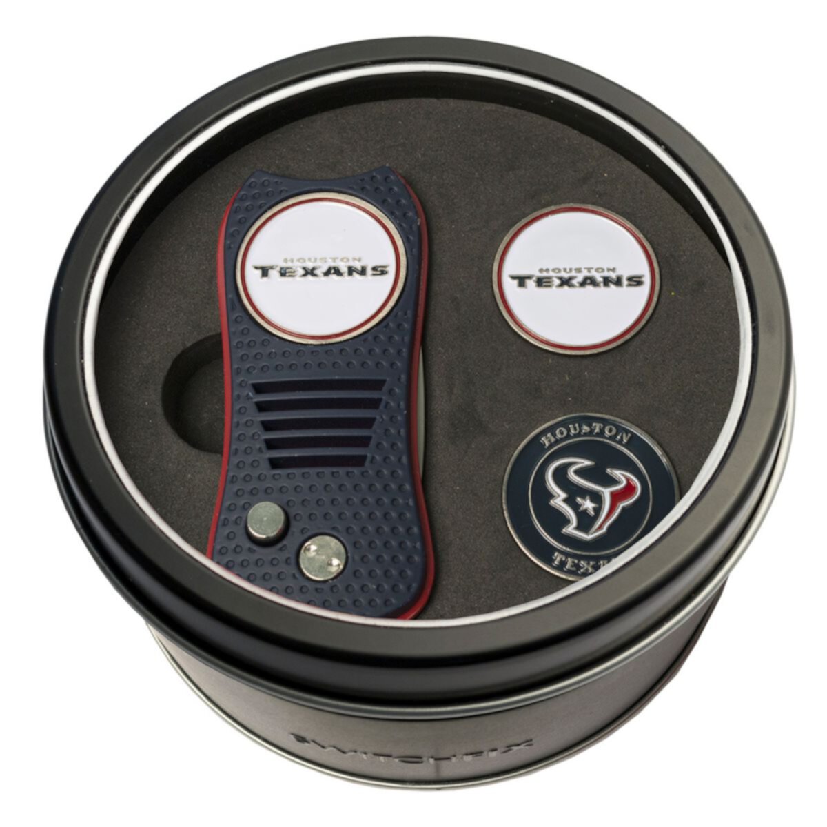 Аксессуары для гольфа Team Golf Houston Texans Switchfix Divot Tool & Two Ball Markers Team Golf