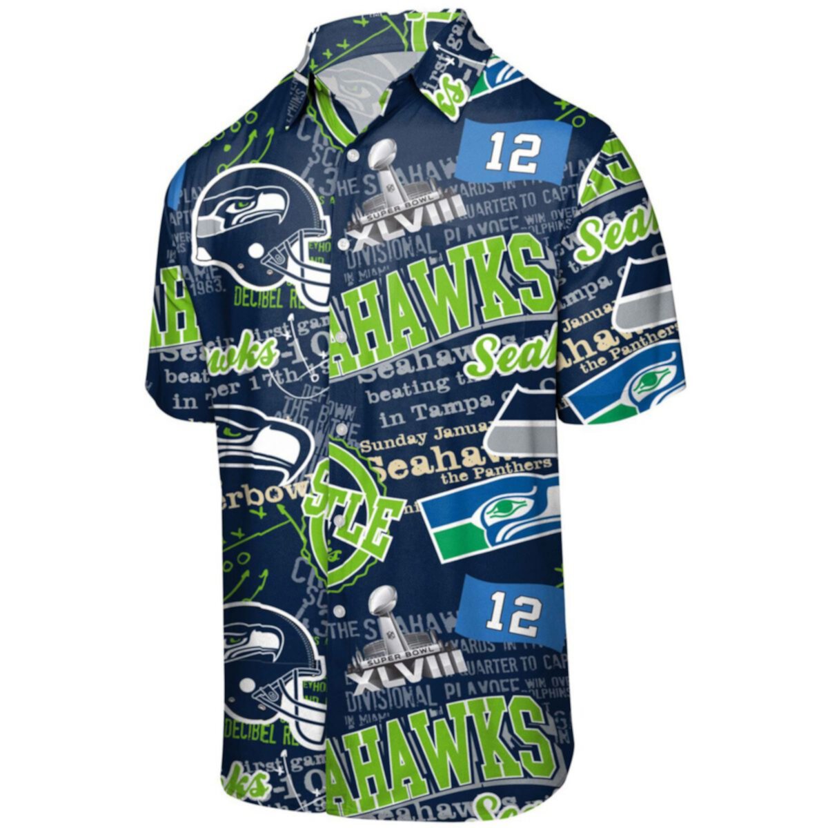 Мужская Футболка FOCO Seattle Seahawks Thematic FOCO