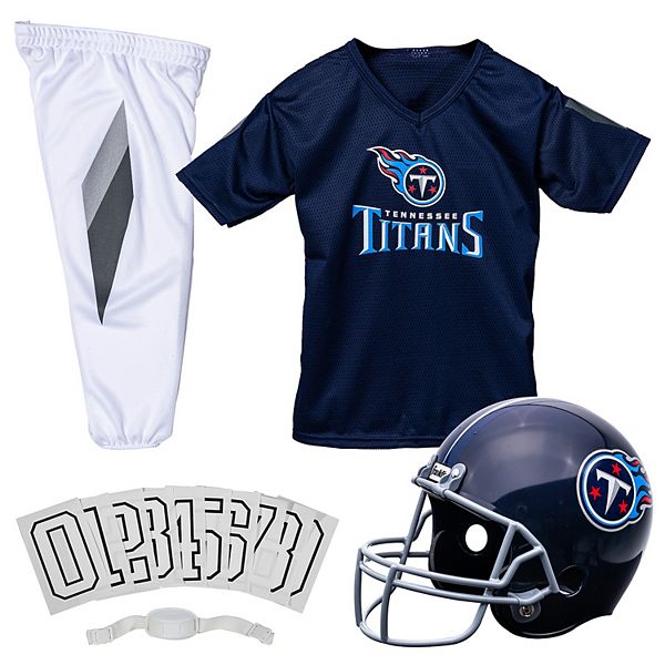 Футбольная форма Tennessee Titans от Franklin Sports с шлемом и номером Franklin Sports