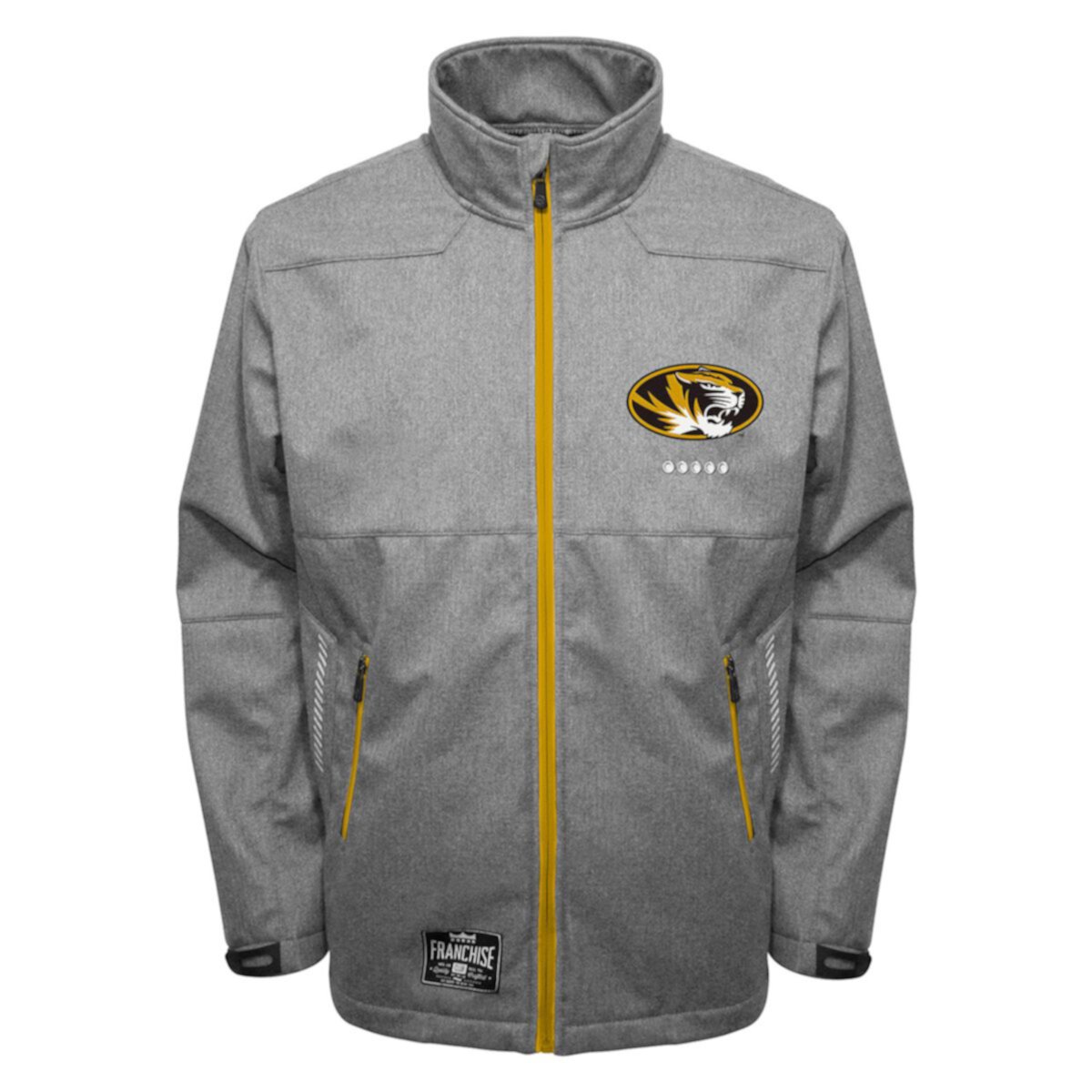 Мужская флисовая куртка из флиса софтшелл от клуба Missouri Tigers Tech Franchise Club
