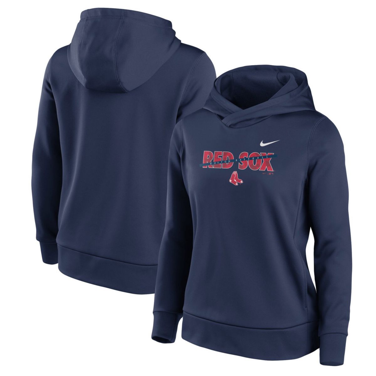 Женская Футболка Nike Boston Red Sox Club Angle Performance Pullover Hoodie Nitro USA