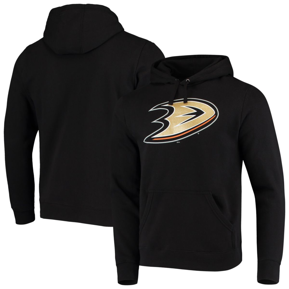 Мужское худи с капюшоном с логотипом Anaheim Ducks от Fanatics Branded Fanatics