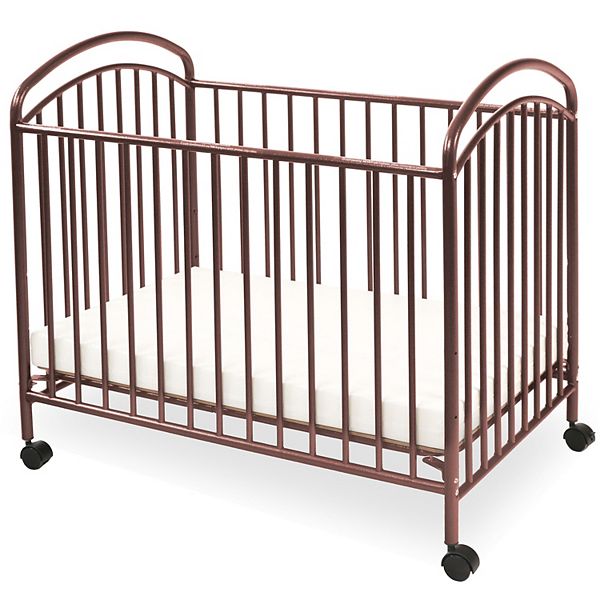 Детские кроватки LA Baby Classic Arched Mini Portable Crib with Mattress LA Baby