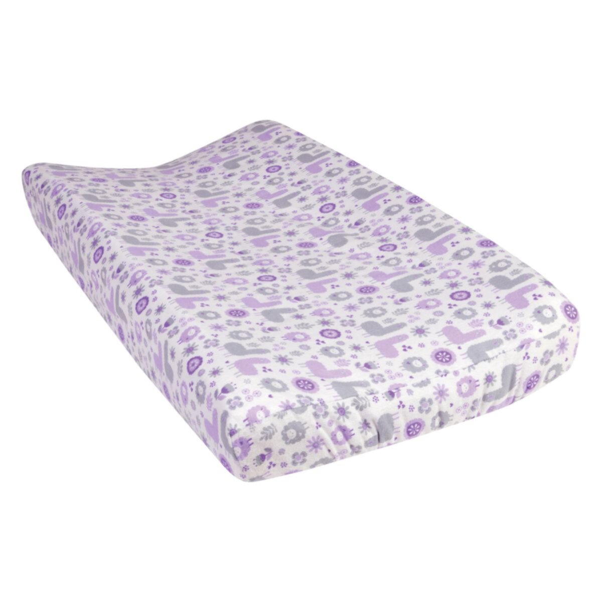 Trend Lab Llama Friends Deluxe Flannel Changing Pad Cover Trend Lab