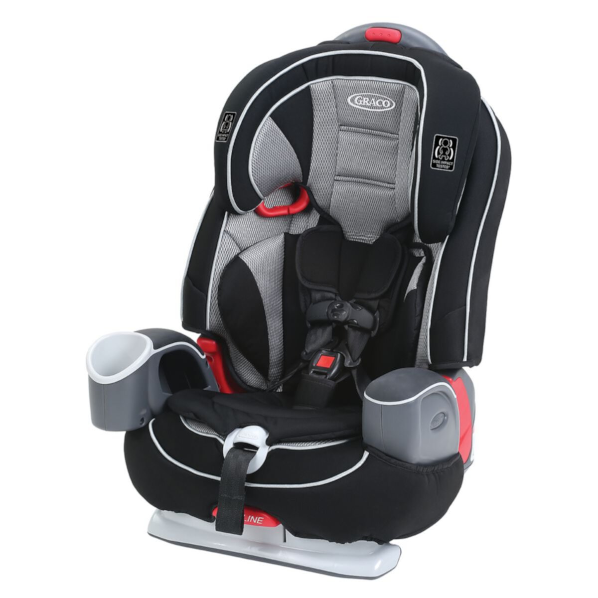 Детский бустер Graco Nautilus 65 LX 3 в 1 с ремнями безопасности Summer Infant