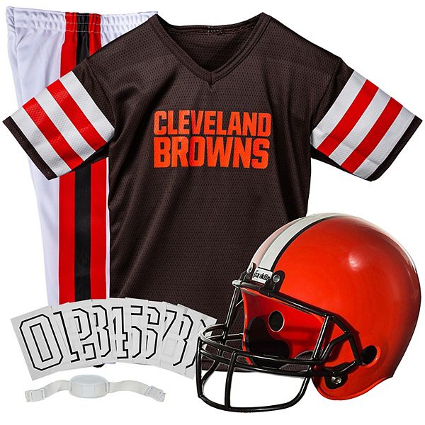 Футбольный комплект для мальчиков Franklin Sports Cleveland Browns с шлемом и номером Franklin Sports