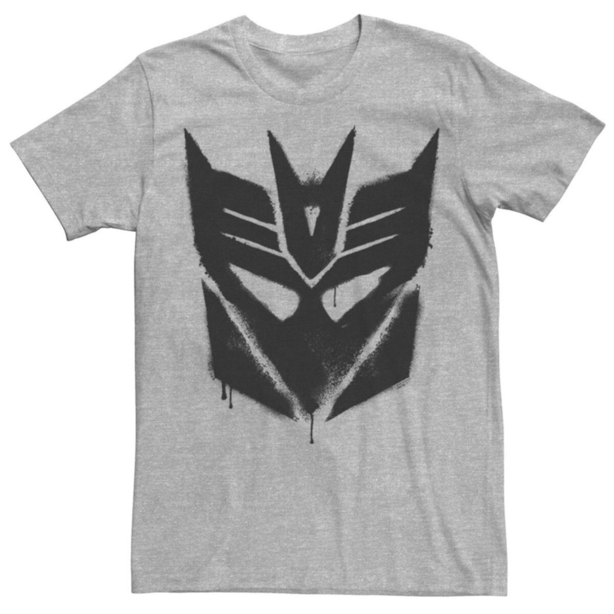 Мужская Футболка Licensed Character Transformers Decepticon Spray Paint Stencil Logo Licensed Character