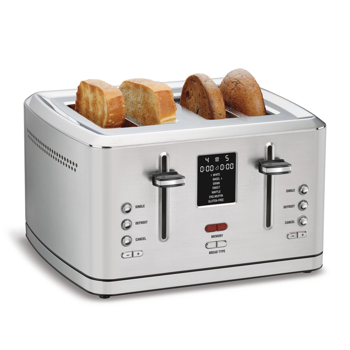 Цифровой тостер Cuisinart® с 4 ломтиками и функцией MemorySet Cuisinart