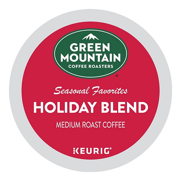 Капсулы K-Cup с умеренно обжаренным кофе Holiday Blend, 24 шт, с теплыми ореховыми и фруктовыми нотами Keurig