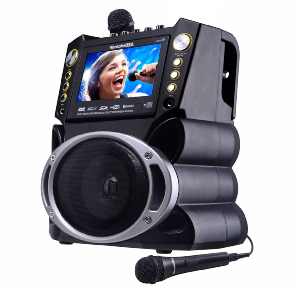 Караоке США GF844 Полная система караоке Bluetooth Karaoke USA