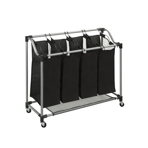 Honey-Can-Do Steel Elite Quad Laundry Sorter Honey-Can-Do