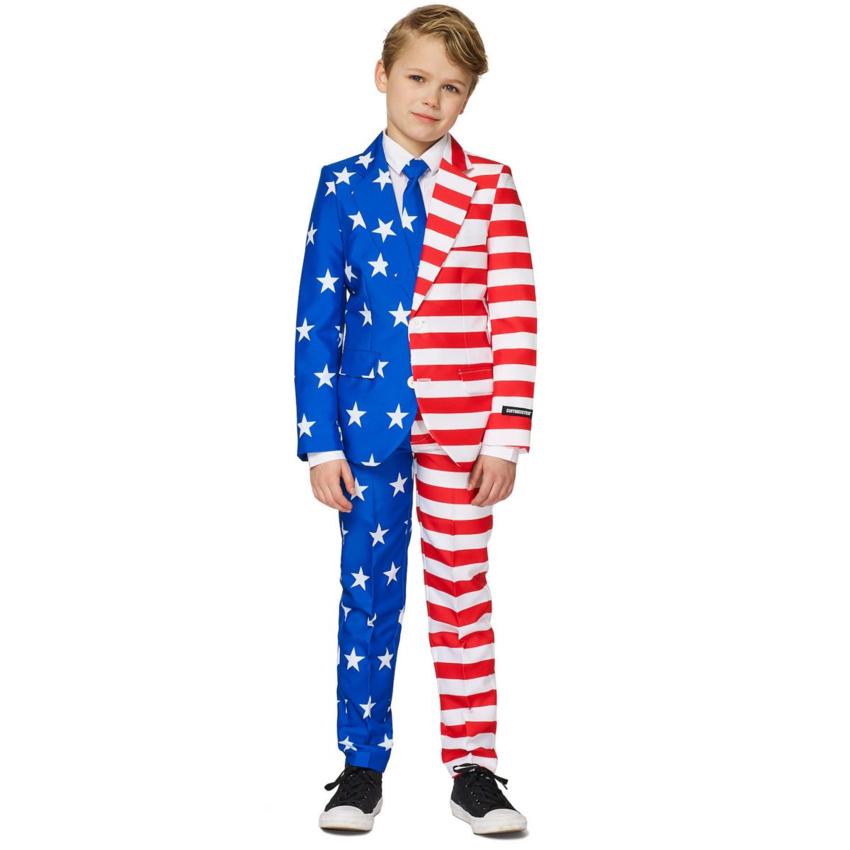 Костюм Американа с флагом США для мальчиков 4-16 лет Suitmeister
