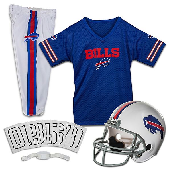 Футбольная форма Franklin Buffalo Bills с коротким рукавом и шлемом Franklin Sports