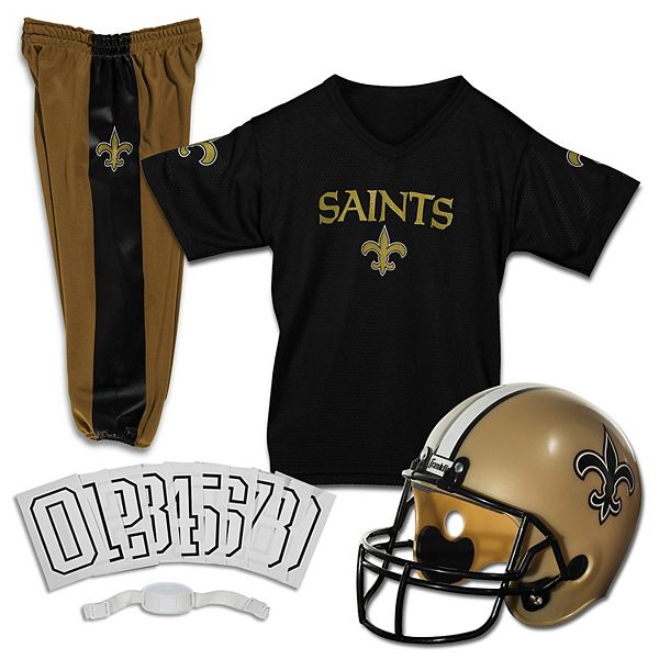 Футбольный комплект Franklin Sports New Orleans Saints с шортами и шлемом Franklin Sports