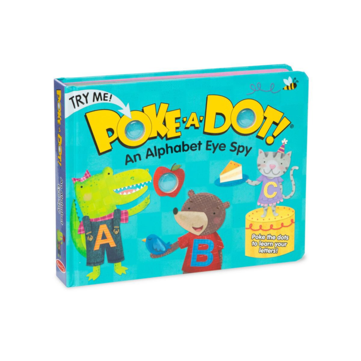Детская книга Мелиссы и Дуга - Poke-a-Dot: шпион с алфавитом Melissa & Doug