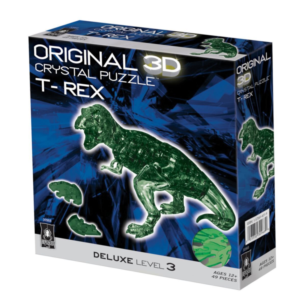 BePuzzled 49-шт. 3D-головоломка T-Rex с кристаллами BePuzzled