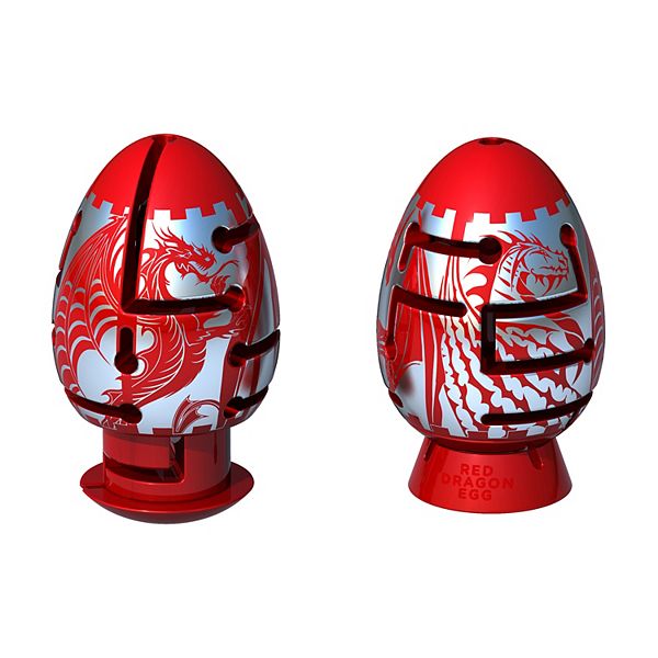 Головоломка Smart Egg с двойным лабиринтом, 2 уровня, Красный Дракон, 10+ лет BePuzzled