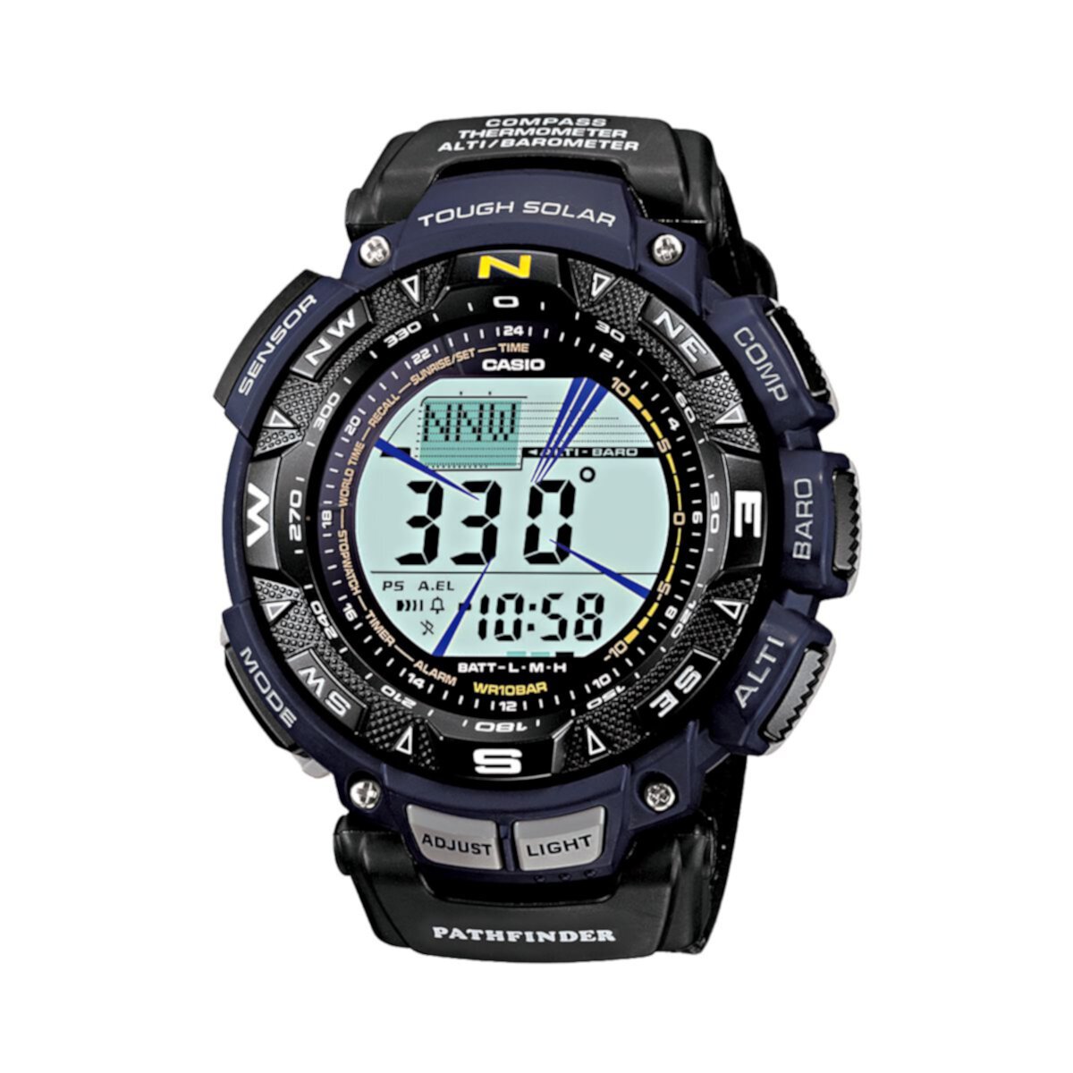 Как настроить часы casio pathfinder