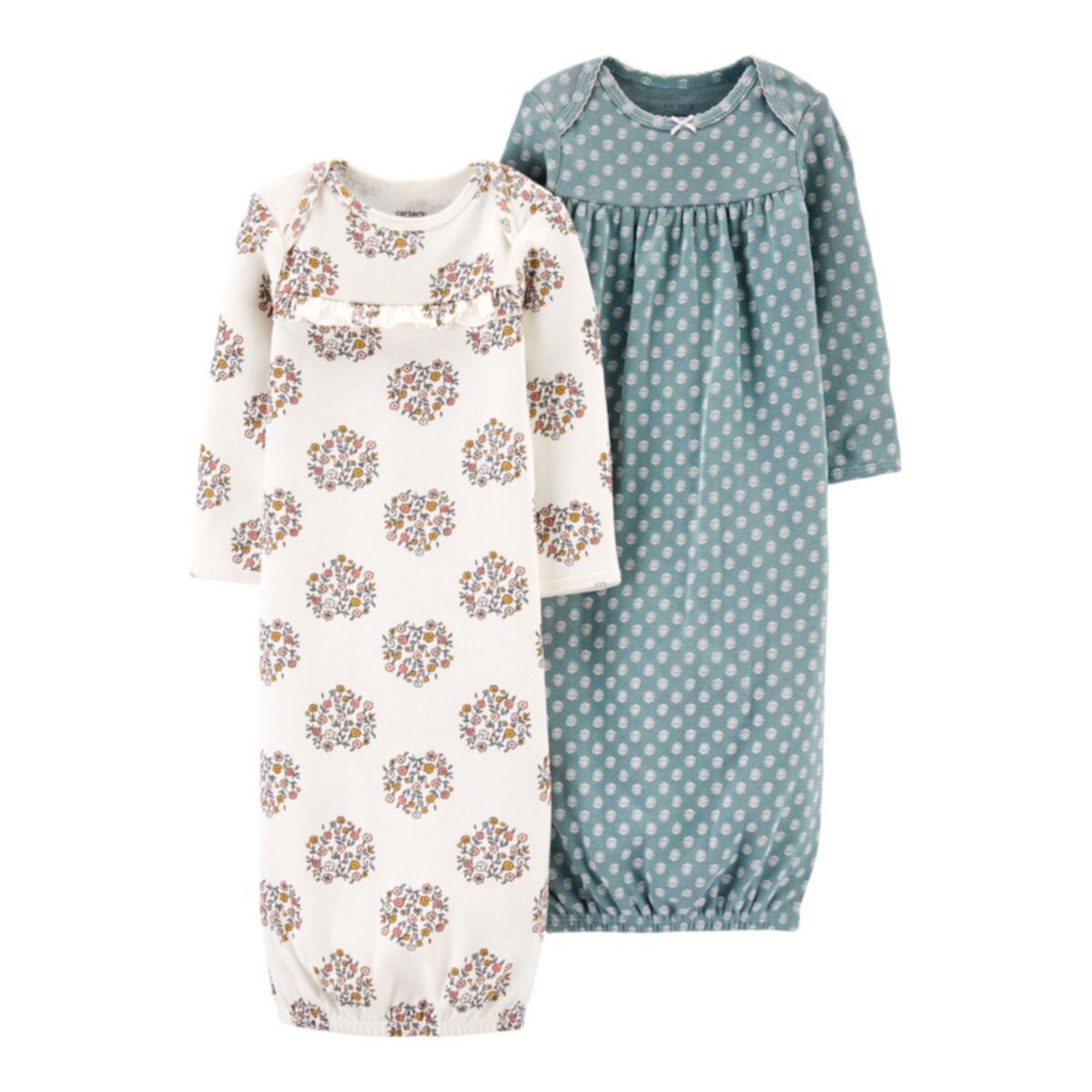 Baby Girl Carter's 2-Pack Sleeper Gowns Carter's