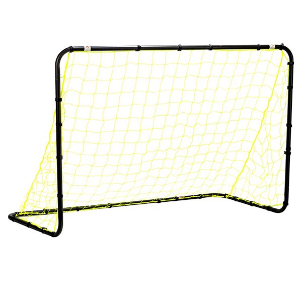 Franklin Sports 4-ft x 6-ft Black Powder Coated Steel Non-Folding Soccer Goal Franklin Sports