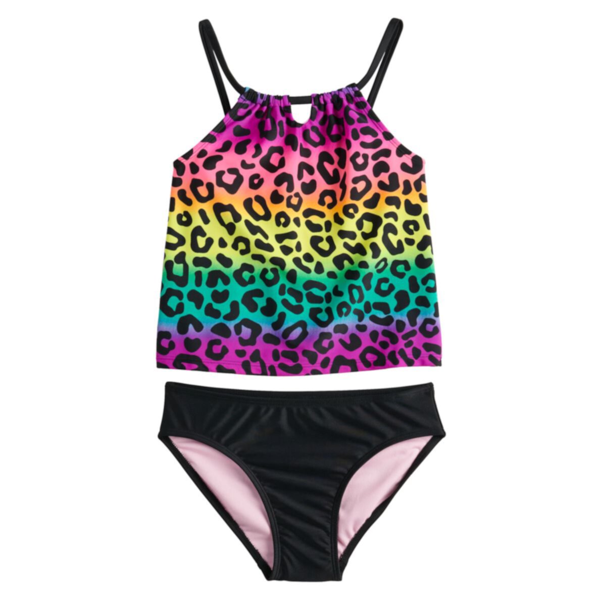 Girls 7-16 SO® Wild Thing Animal Print Tankini Top & Bottoms Swimsuit Set SO