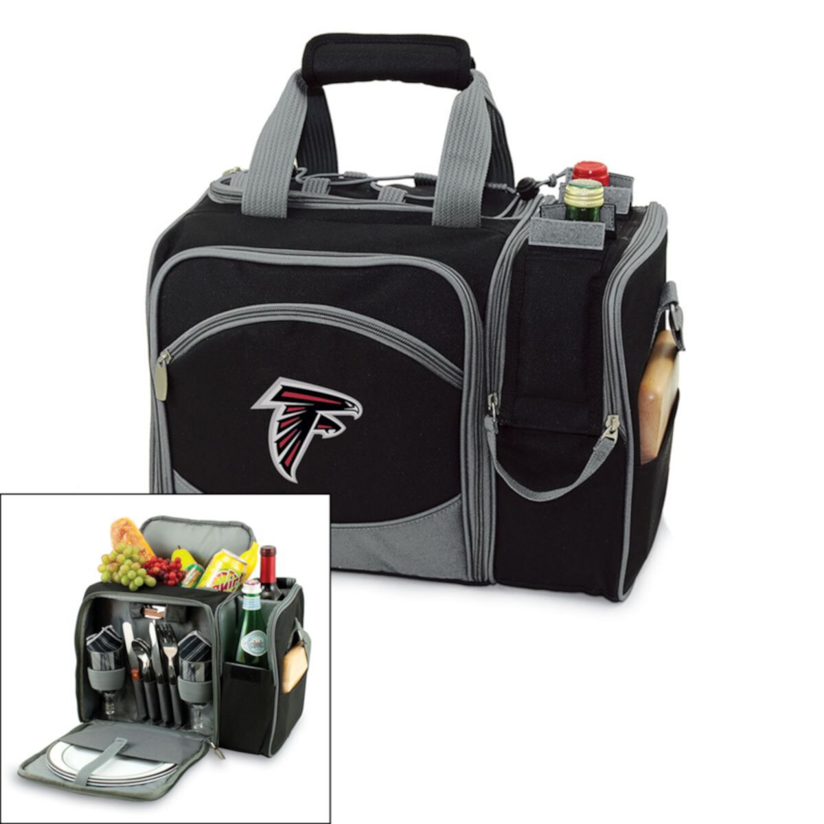 Изолированный холодильник для пикника Atlanta Falcons Malibu Picnic Time Picnic Time