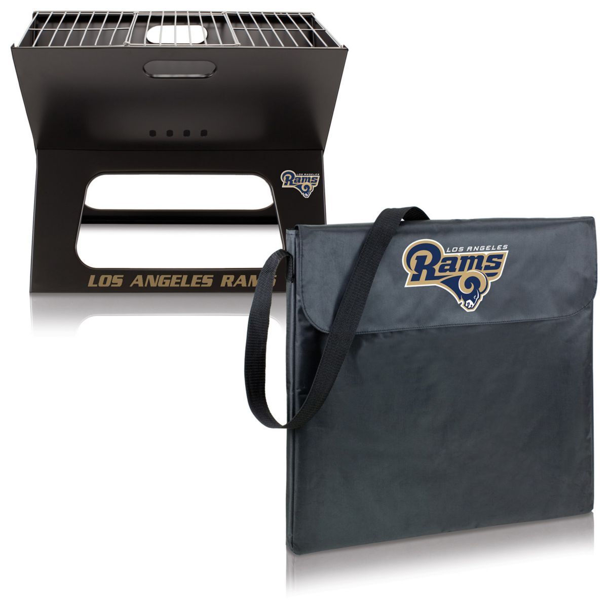 Походная плита и гриль Picnic Time Los Angeles Rams Portable X-Grill Picnic Time