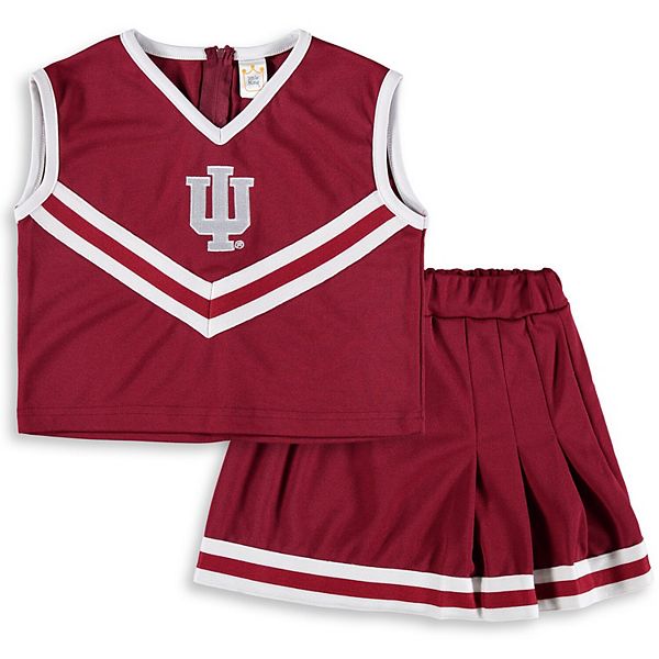 Комплект из двух частей Cheer для девочек Crimson Indiana Hoosiers Unbranded