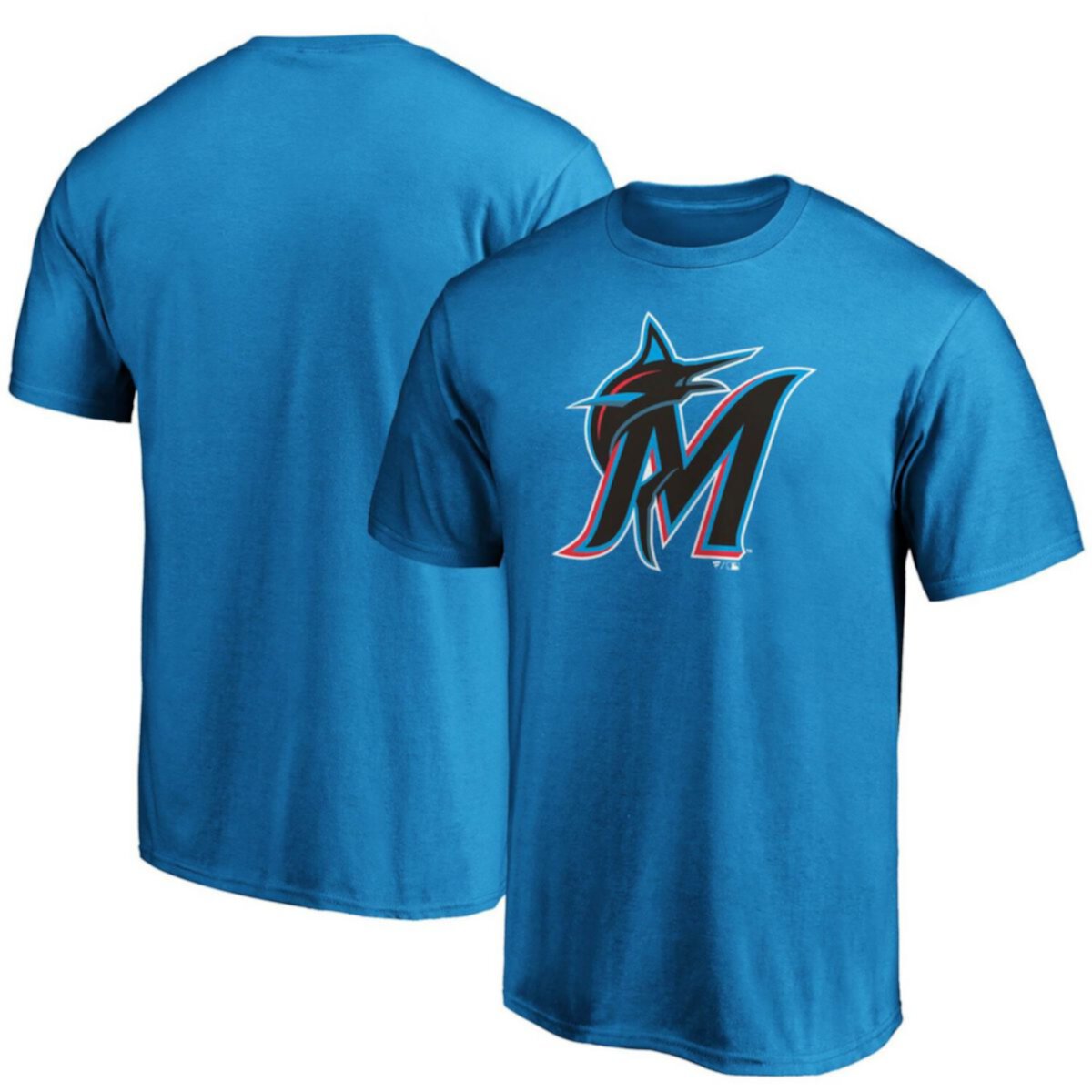 Официальная синяя мужская футболка Miami Marlins, Fanatics Fanatics