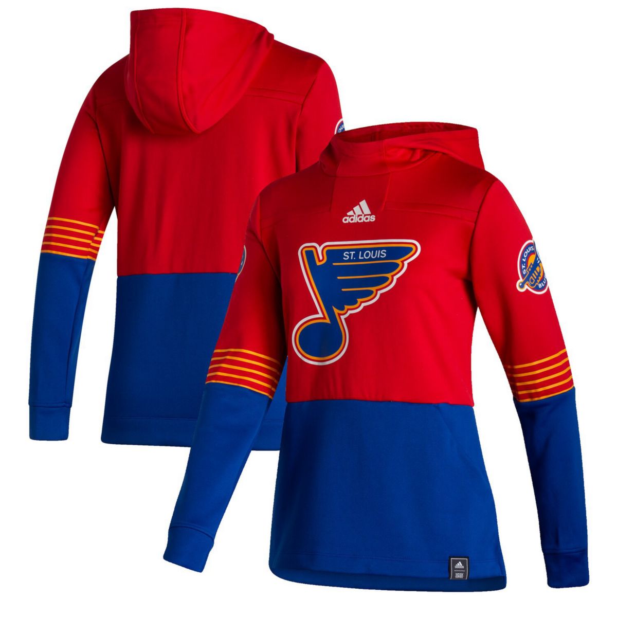 Адидас красно синие. Толстовка NHL Saint Blues. Adidas кофта синяя. Кофта голубая с красным адидас. Красно-синий джемпер адидас женский.