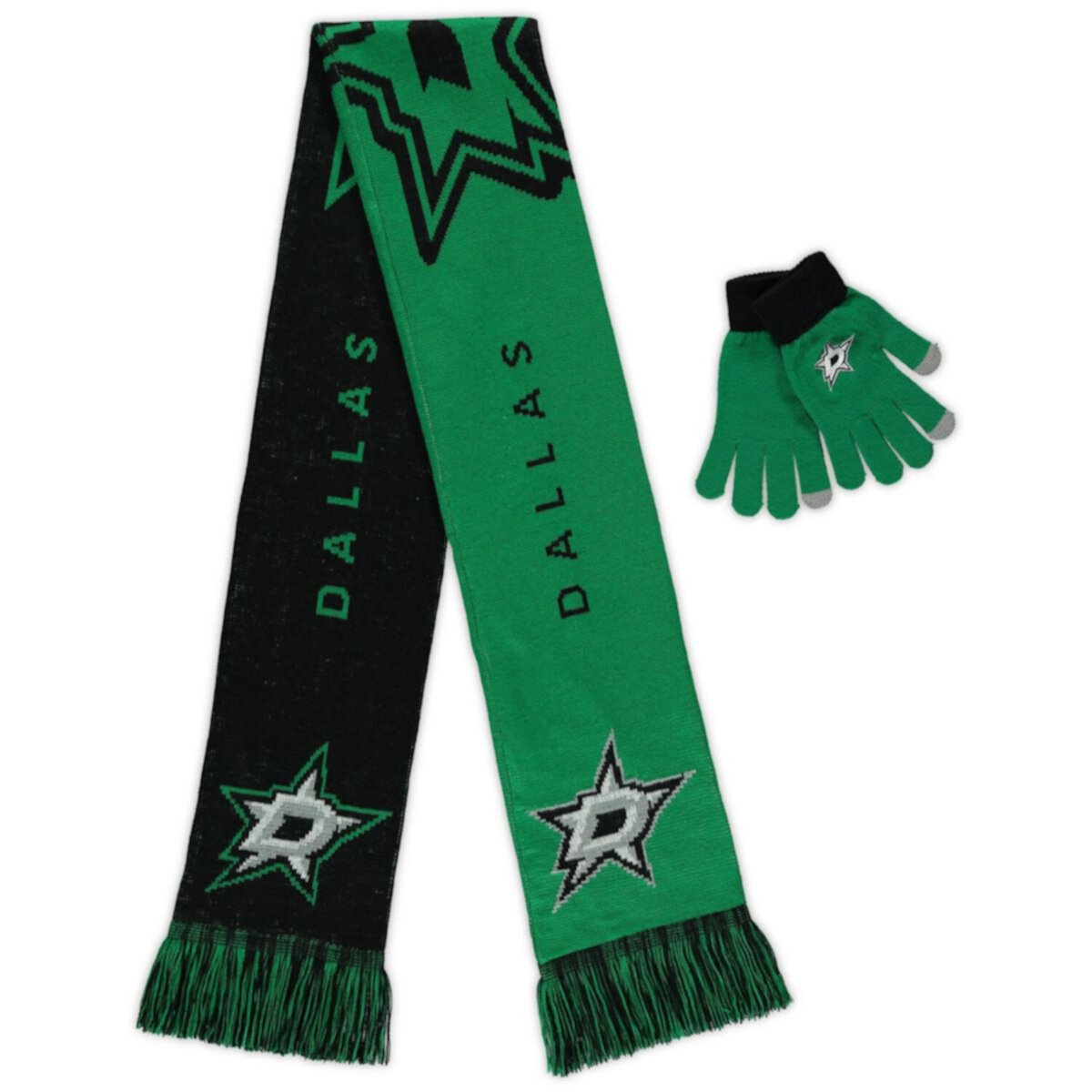 Комбинированный набор из перчаток и шарфа FOCO Dallas Stars Unbranded