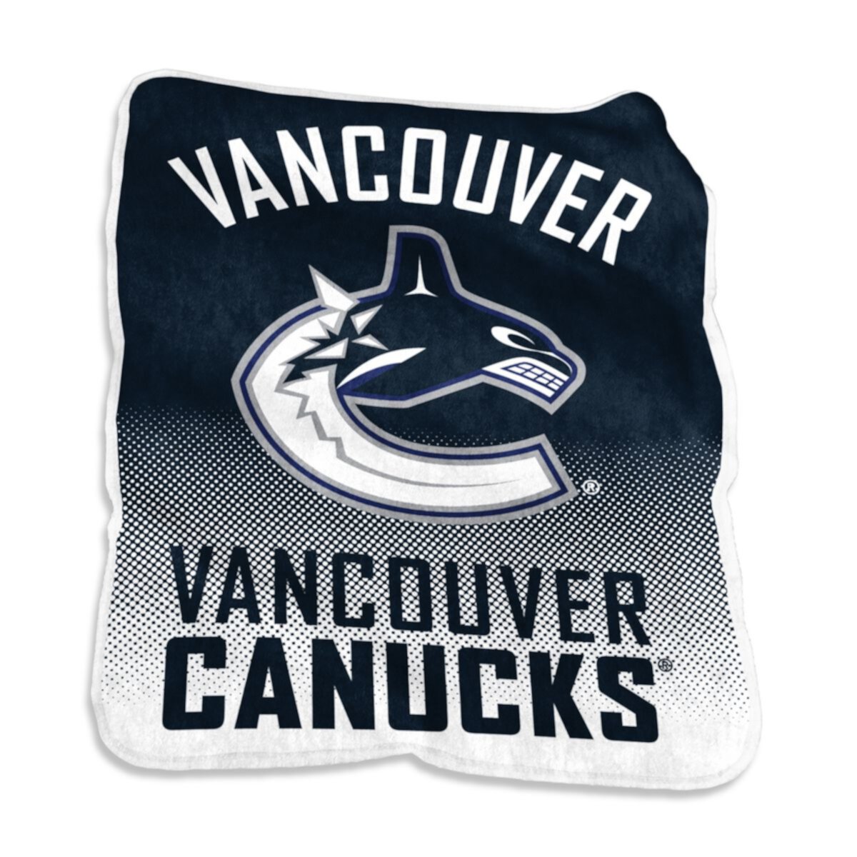 Логотип брендов Vancouver Canucks Raschel Throw Blanket NHL