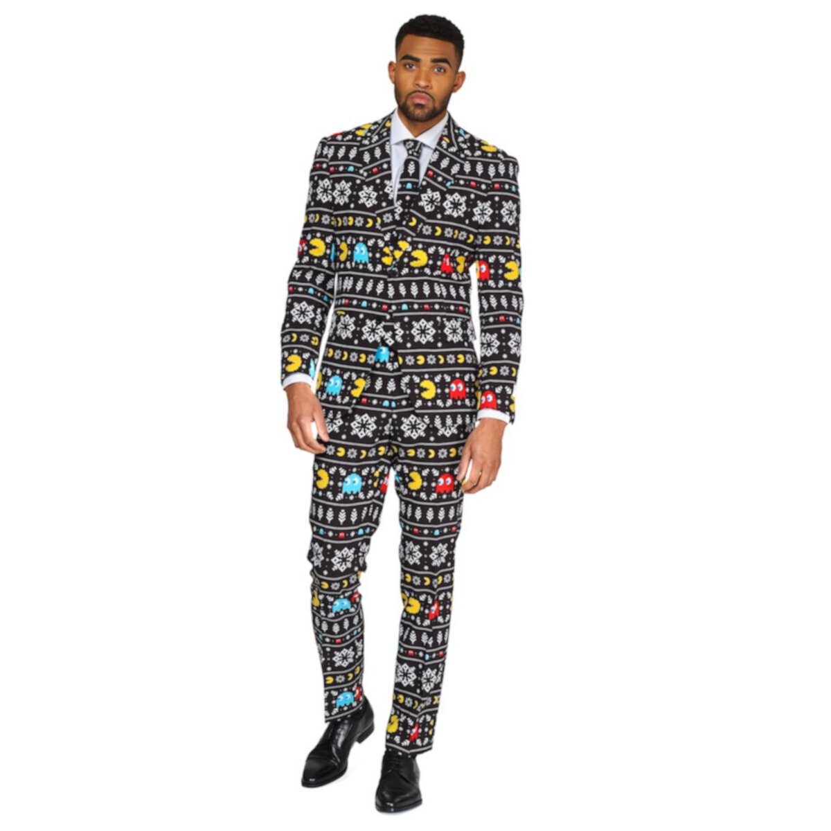 Мужской зимний костюм OppoSuits Slim-Fit Pac-Man OppoSuits