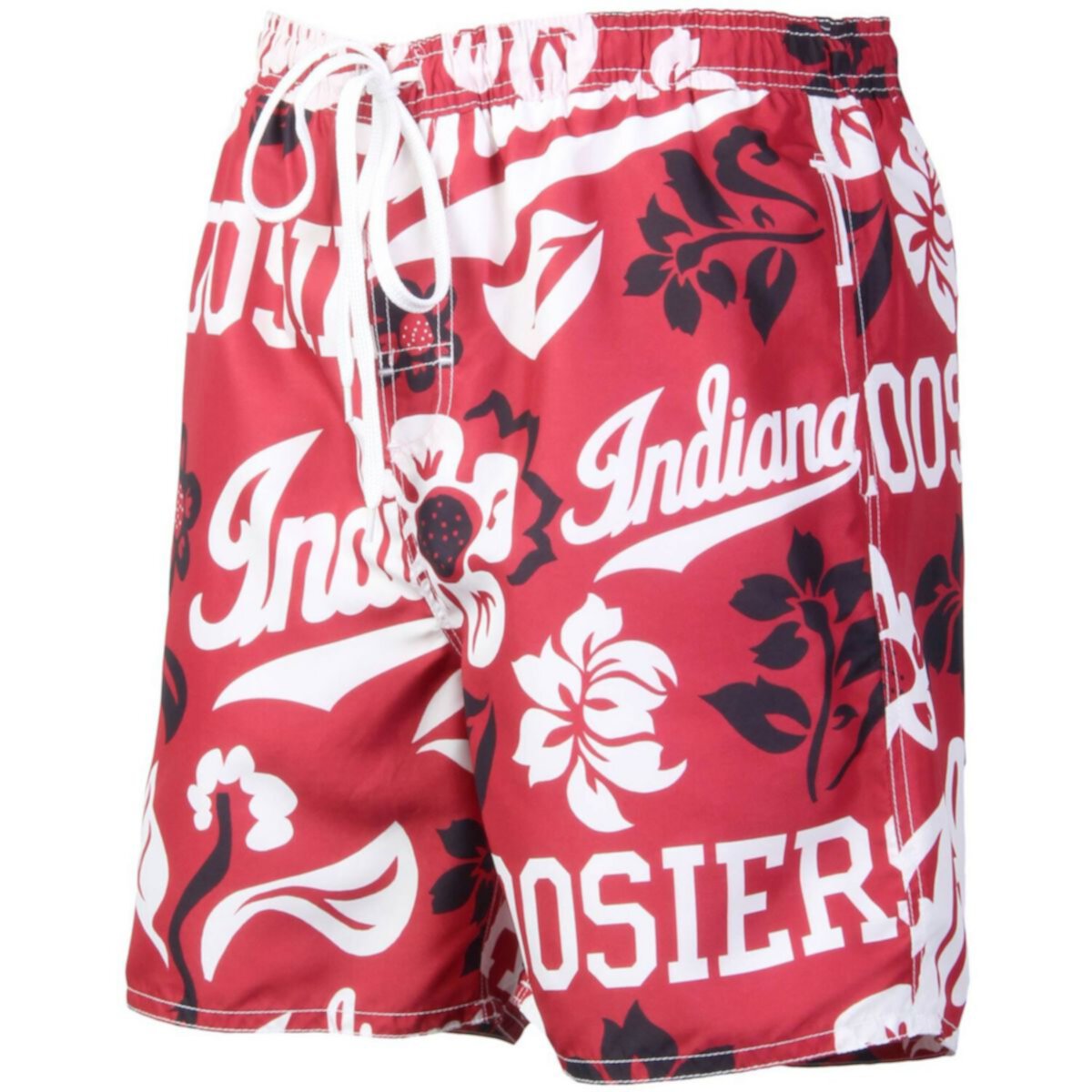 Мужские Шорты для плавания Wes & Willy Floral Volley Logo Indiana Hoosiers Wes & Willy