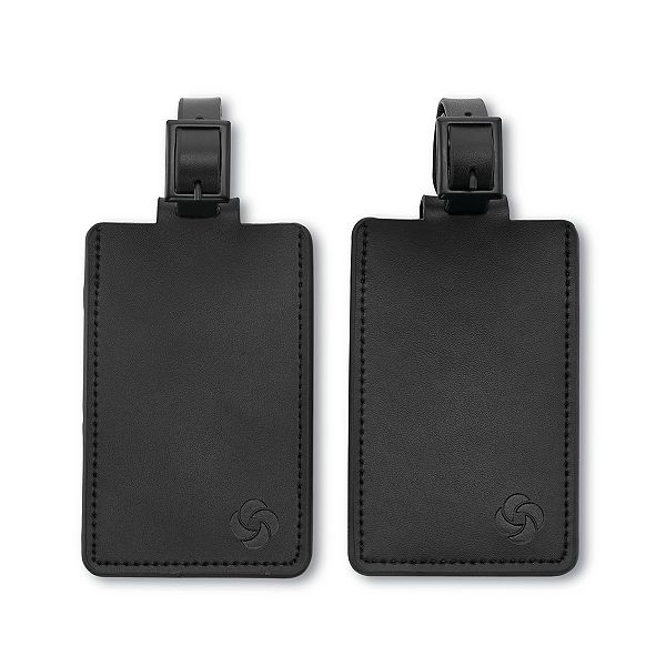 Samsonite Leather ID Tags (2-pack) Samsonite