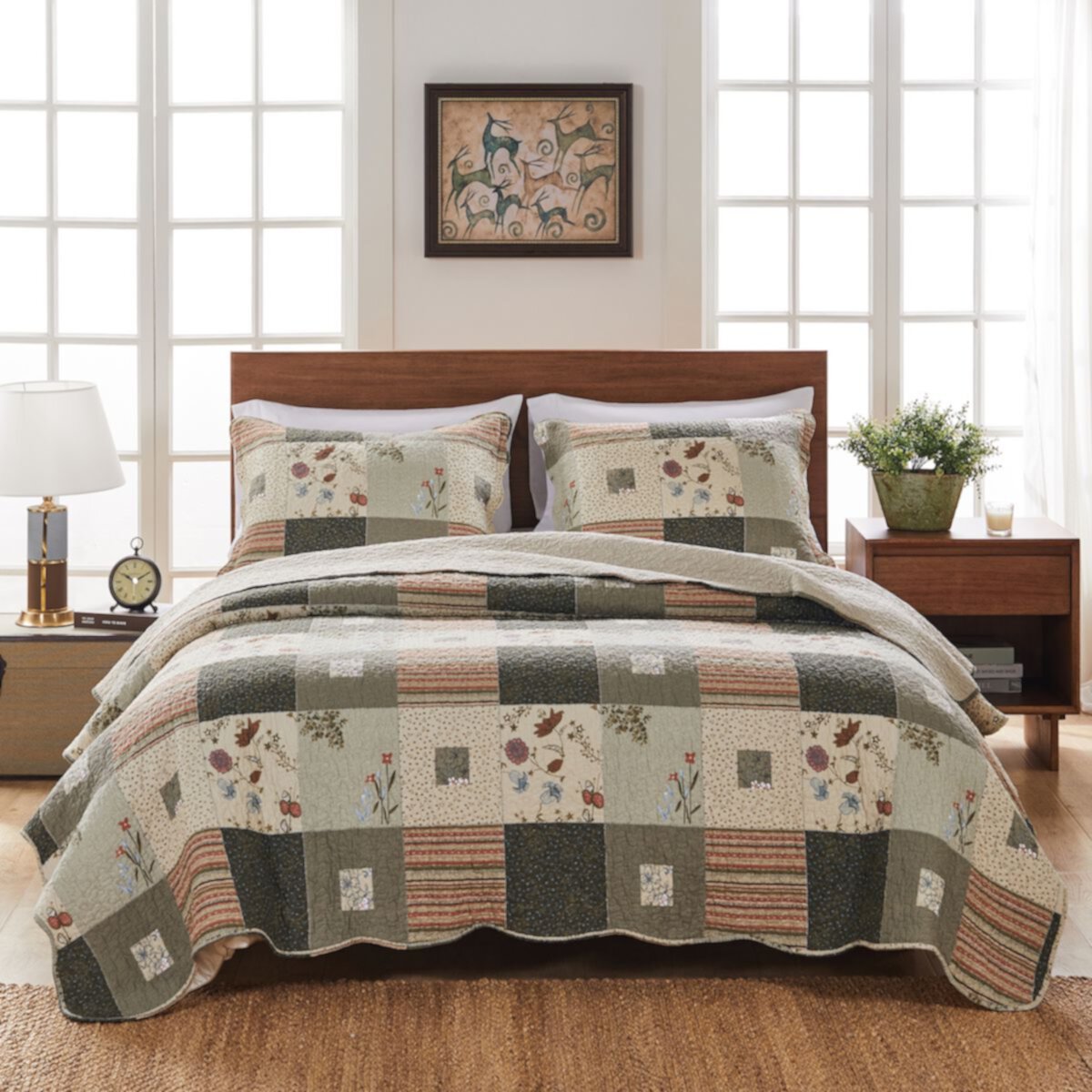 Комплект лоскутного одеяла Sedona Greenland Home Fashions