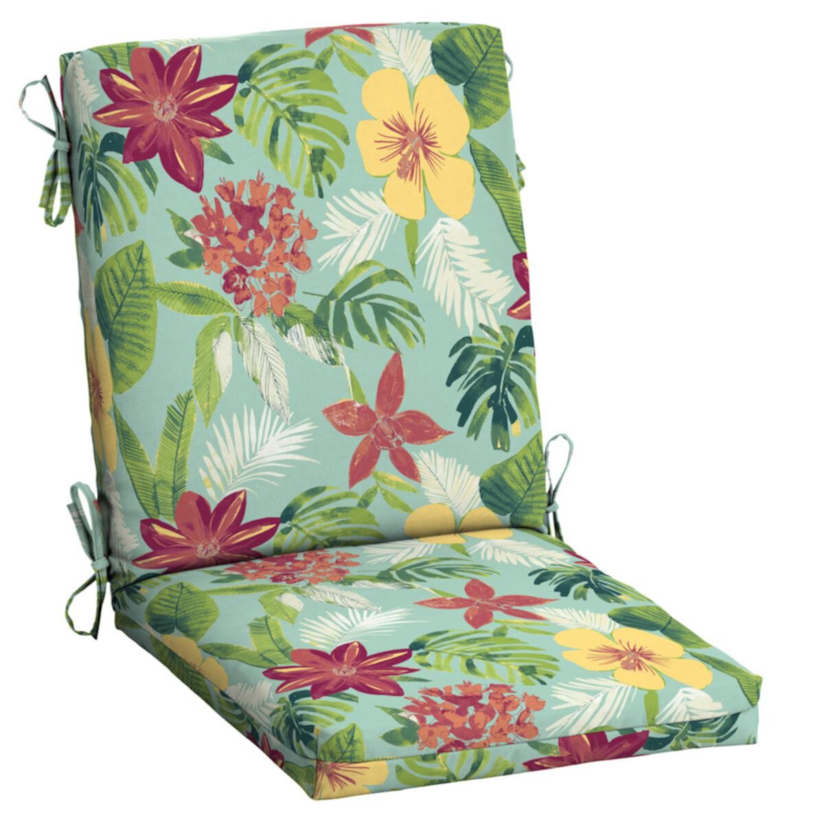 Подушка для обеденного стула Arden Selections Elea Tropical Outdoor с высокой спинкой Arden Selections