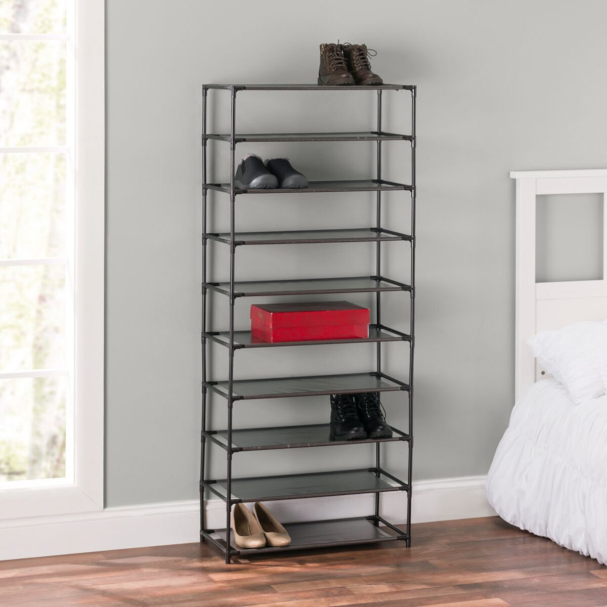 Home Basics 30-pair Non-Woven Shoe Shelf Home Basics