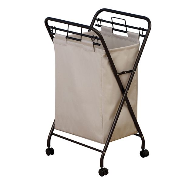 Household Essentials Rolling Laundry Hamper Household Essentials