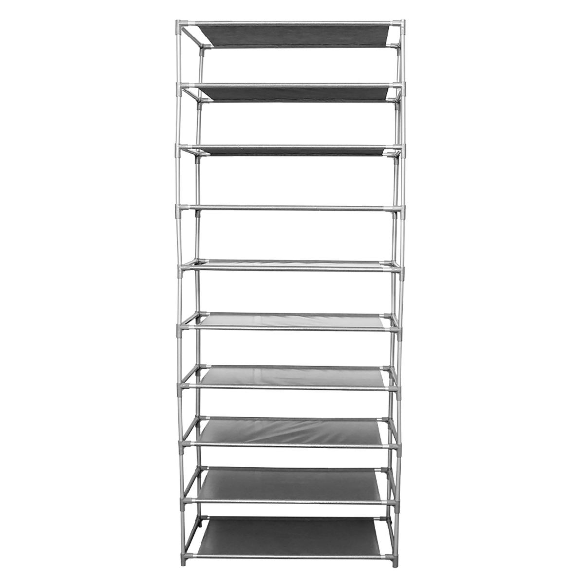 Home Basics 50 Pair Multi-Purpose Stackable Free-Standing Shoe Rack Home Basics