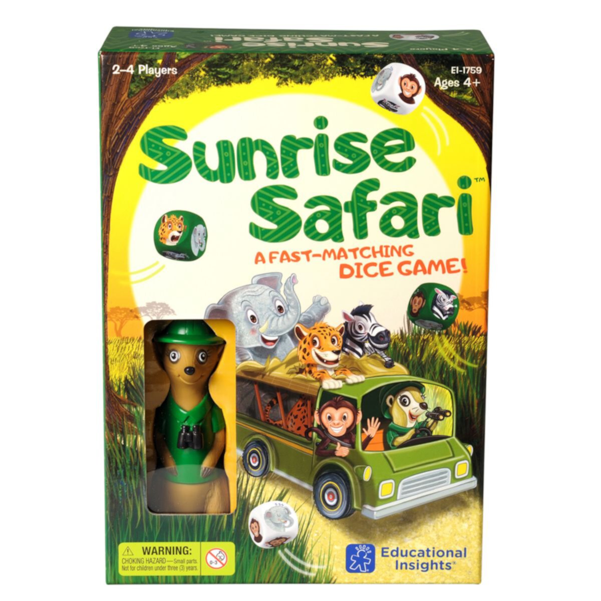 Образовательная информация Настольная игра Sunrise Safari Educational Insights