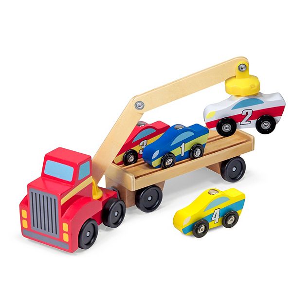 Игрушечный транспорт Melissa & Doug Magnetic Car Loader Set Melissa & Doug