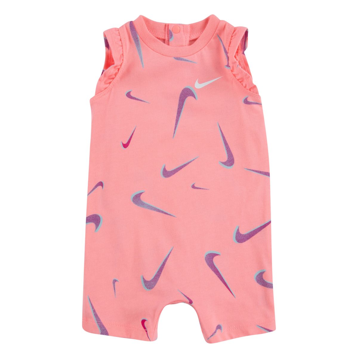 Купить Детские комплекты Baby Girl Nike Swoosh Print Romper Nike, цвет