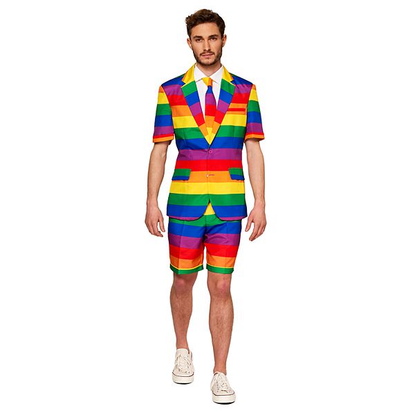 Мужской Костюм Suitmeister Rainbow Summer Suit & Tie Set Suitmeister