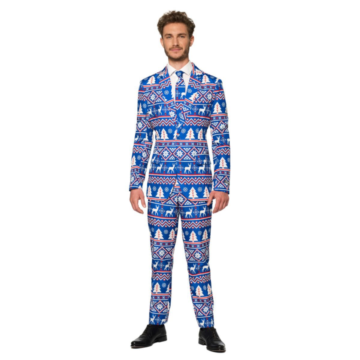 Мужской костюм Suitmeister Christmas Blue Nordic Suitmeister